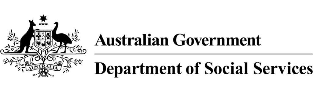 Logo of the Australian Government Department of Social Services